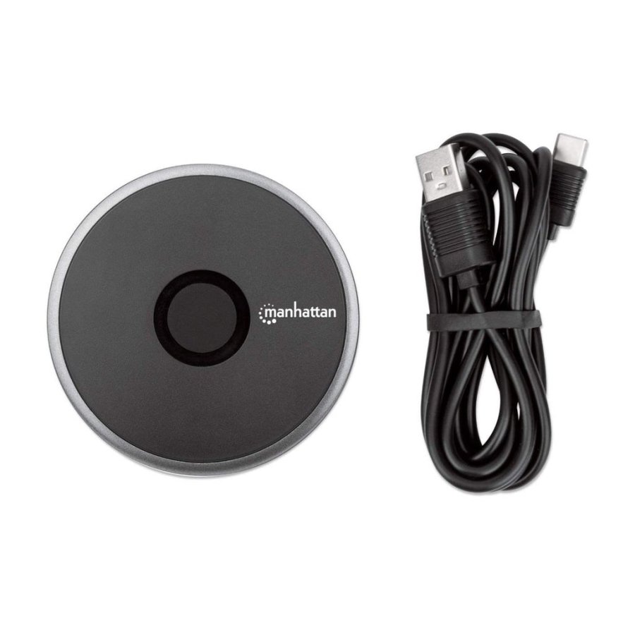 Manhattan 102186 oplader til mobil enhed Universel Sort USB Trdls opladning Hurtig opladning Indendrs #7