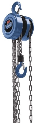 Scheppach 4907401000 mekanisk hejsevrk 1000 kg 3 m Bl, Metallic #1