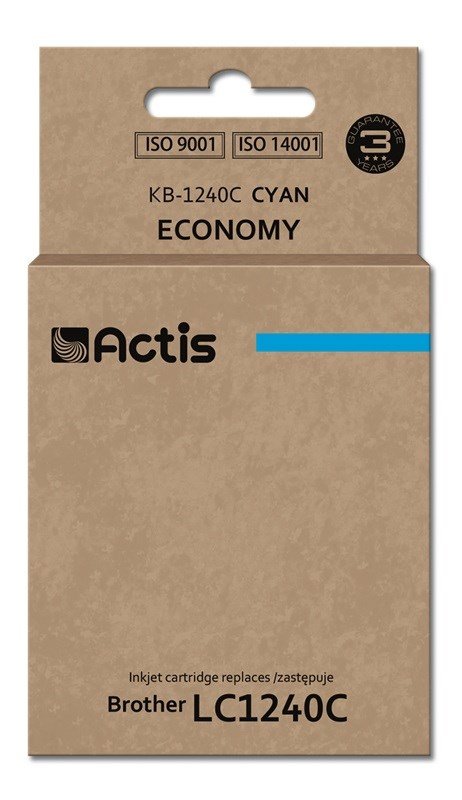 Actis KB-1240C blk (erstatning Brother LC1240C/LC1220C; Standard; 19 ml; bl) #1