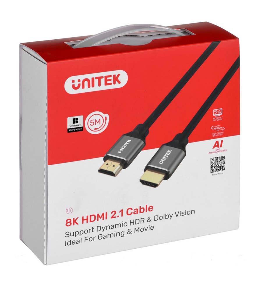 UNITEK C140W HDMI-kabel 5 m HDMI Type A (Standard) Sort #14