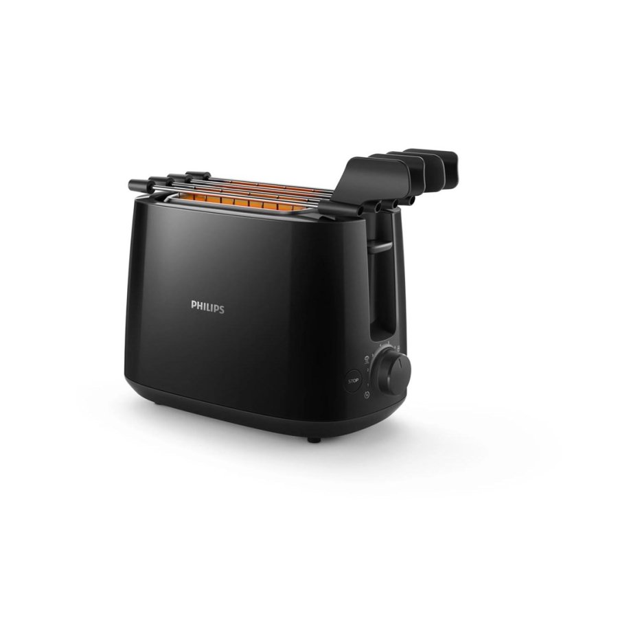 Philips Daily Collection HD2583/90 br�drister 8 8 skive(r) 600 W Sort #1