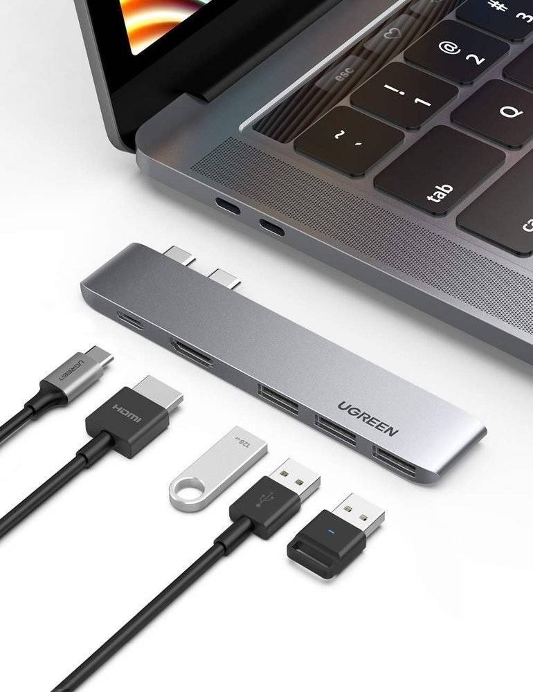 Ugreen 60559 dockingstation USB 3.2 Gen 1 (3.1 Gen 1) Type-C S�lv #3