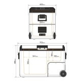 YOLCO TCX50 Sand Brbart kompressorkleskab #17