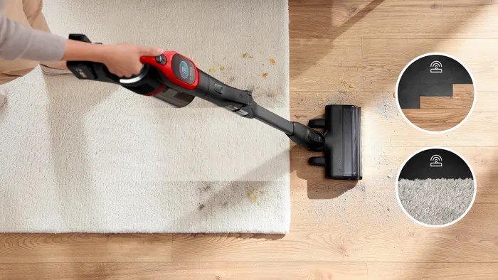 Bosch BCS1041PET stav stvsuger & elektrisk kost Stick vakuum Batteri Dry HEPA Posels 0,4 L 23,5 W Sort, Rd 4 At #49