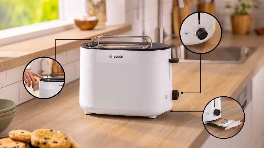 Bosch TAT2M121 brdrister 6 2 skive(r) 950 W Hvid #3