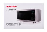 Sharp YC-MS252AE-S 25L 900W/Touch Silver #2