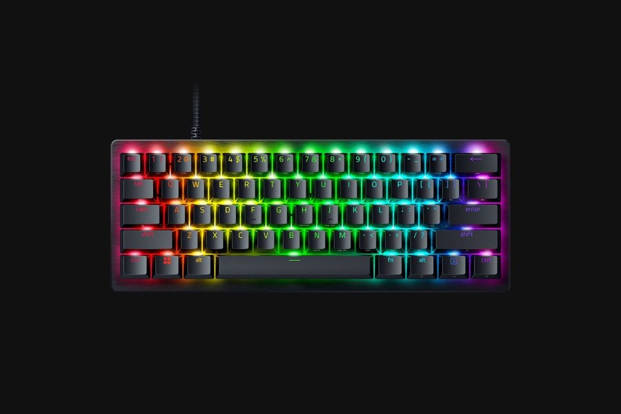 Razer Huntsman V3 Pro Mini tastatur Spil USB QWERTZ Tysk Sort #1