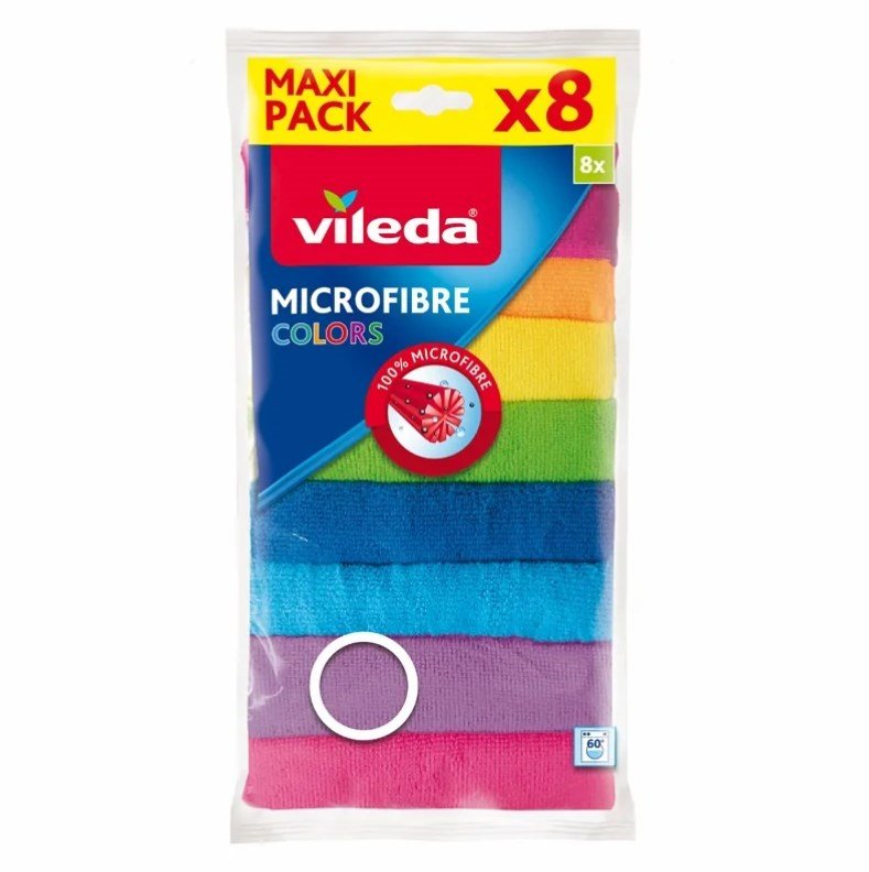 Rengringsklude Vileda 148394 Multifarvet (8 Dele) #1