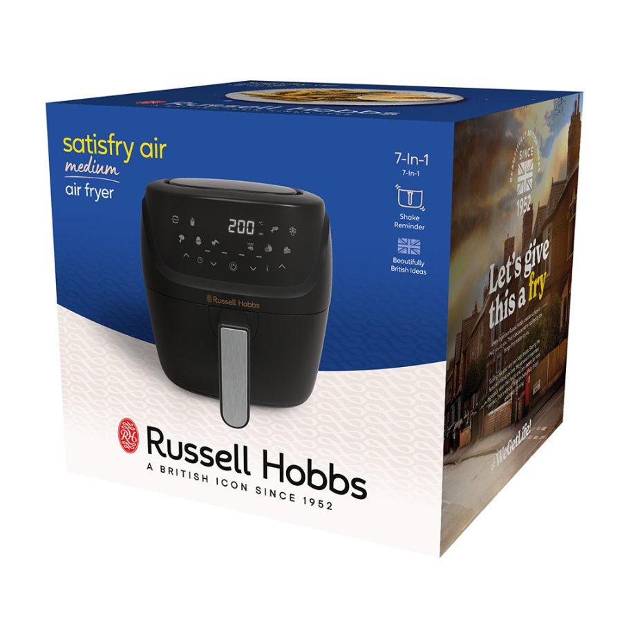 Russell Hobbs Satisfry Enkelt 4 L 1350 W Varmluftsteger Sort #8