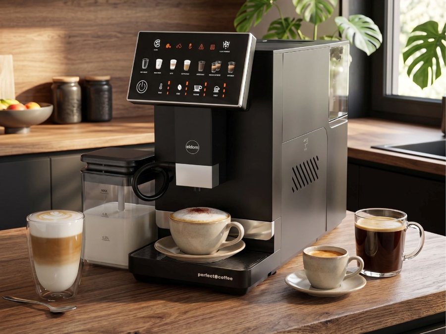 ELDOM ECA10 AUTOMATISK TRYKKAFFEMASKINE 7 PROGRAMMER #10