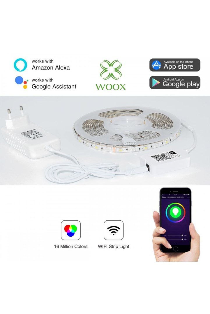 WOOX R5093 intelligent belysning Intelligent strimmellys Wi-Fi 24 W #5