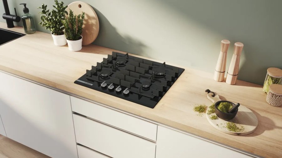 Bosch PRP6A6H40 kogeplade Sort Indbygget 60 cm Gaskomfur 4 zone(s) #4