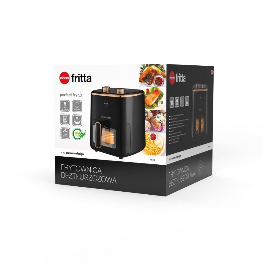 ELDOM FRITTA fedtfri frituregryde, kapacitet 5,0 l, justerbar temp., fdt, 1500 W #5
