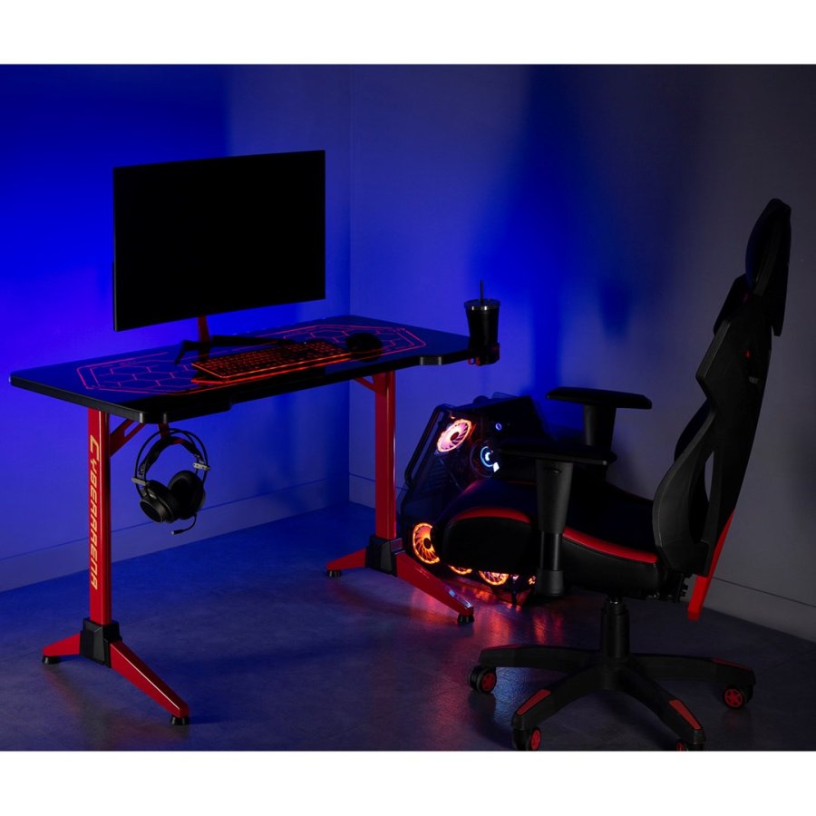 RGB Led NanoRS gaming desk, sort, stor, 100 kg max, hjde 760 mm, RS163 #7