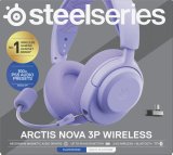 Steelseries Arctis Nova 3P Headset Trdls Musik/hverdag Bluetooth Lavendel #8