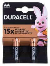Alkaline-batterier DURACELL AA/LR6 K2 - blister 2 stykker #1