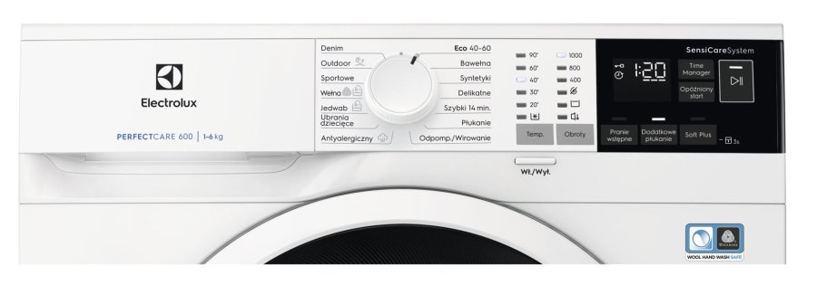 Electrolux PerfectCare 600 EW6SN406WP vaskemaskine Front-lsning 6 kg 1600 rpm Hvid #5