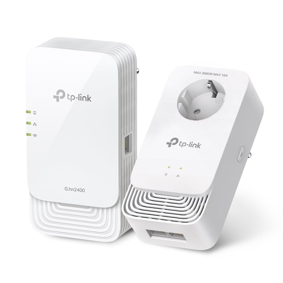 TP-Link PGW2440 KIT Power Line netv�rksadapter 1428 Mbit/s Ethernet LAN Wi-Fi Hvid #1