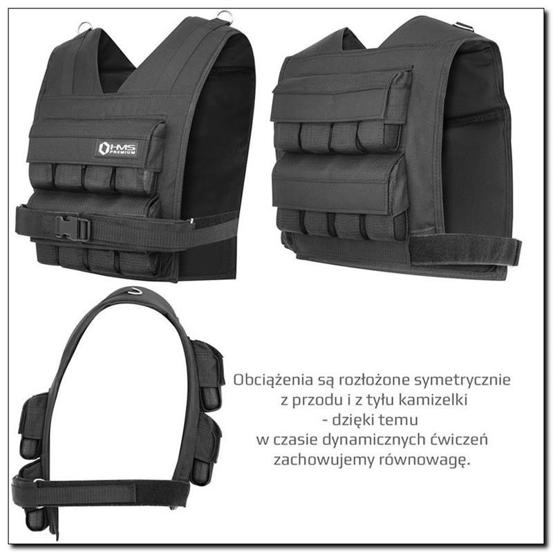 HMS Fitness KTO16 vgtvest Stl Sort #27