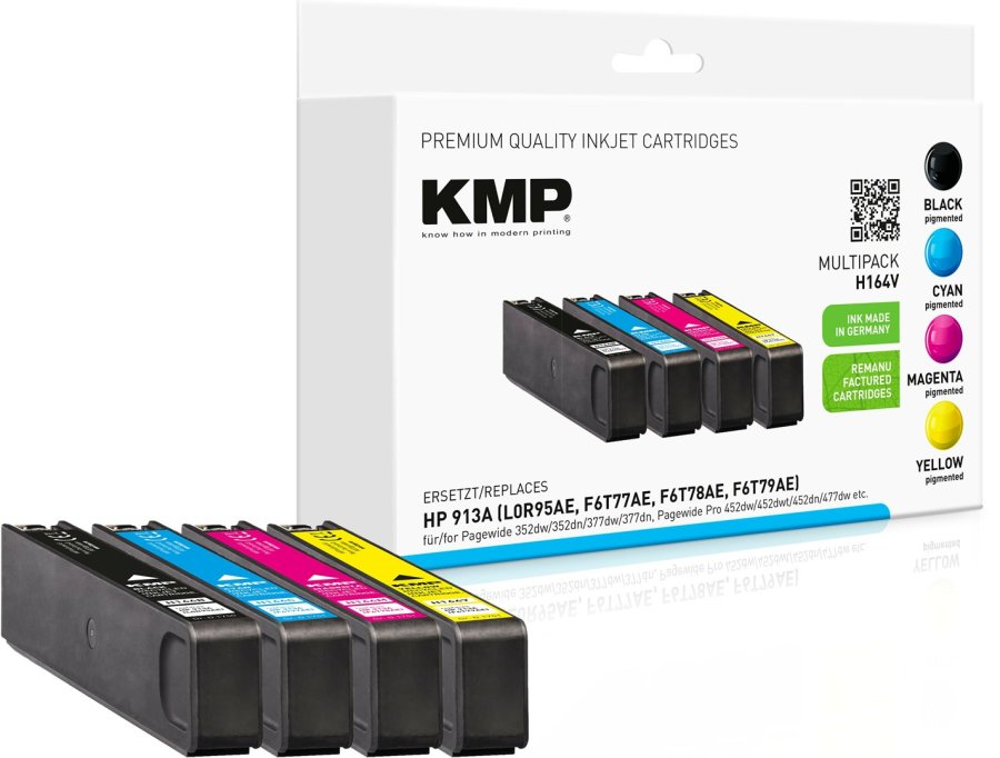 KMP 1750,4005 tonerpatron 4 stk Kompatibel Sort, Bl�, Magenta, Gul #1