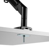 Sort Ergo Office-bordholder med gasfjeder, 17