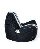 Puf GO GIFT Hvid Sort Oxford tejido antidesgarros 140 x 100 x 100 cm 140 x 100 cm #2