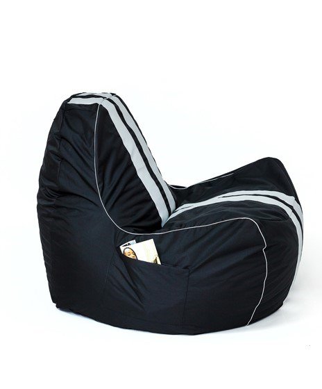 Puf GO GIFT Hvid Sort Oxford tejido antidesgarros 140 x 100 x 100 cm 140 x 100 cm #2
