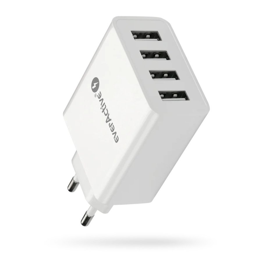 Charger 4 x USB 5A white #1