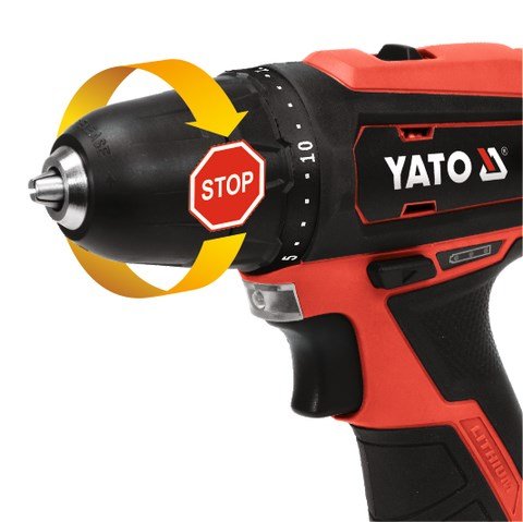 Yato YT-82901 elektrisk skruetrkker & slagbor 1300 rpm Sort, Rd #5