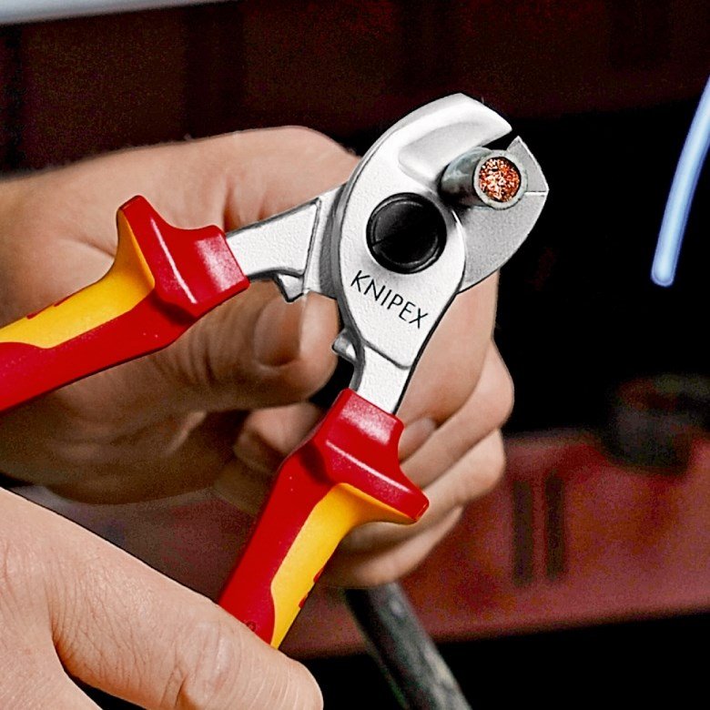 Knipex 95 16 165 T kabelklipper Krympevrktj Sort, Gul #6