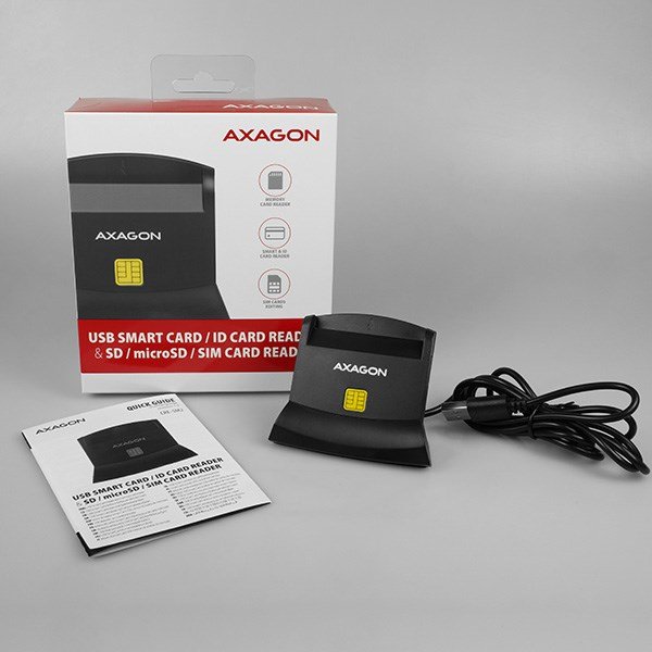 Axagon CRE-SM2 smartcard lser Indendrs USB USB 2.0 Sort #9