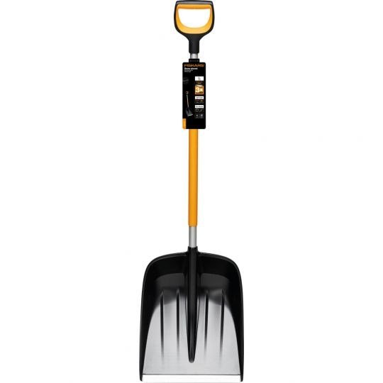 Fiskars 1057177 skovl & spartel Sneskovl Metal Sort, Orange #1