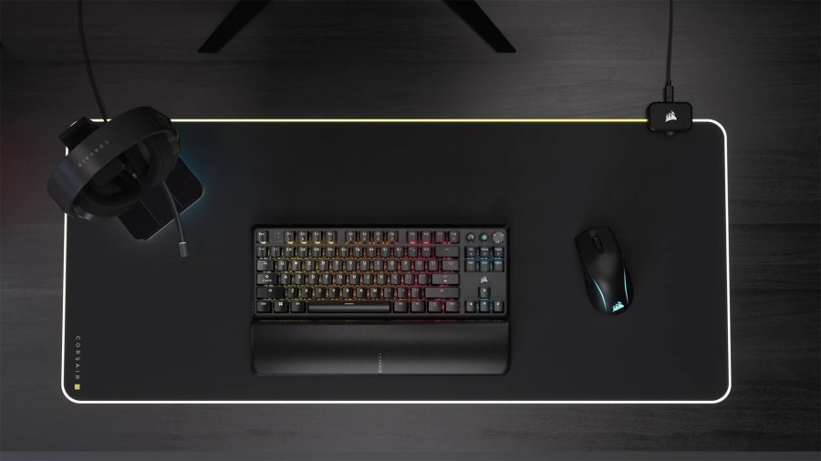 Corsair K70 CORE TKL tastatur Spil USB + RF Wireless + Bluetooth QWERTZ Tysk Sort #3
