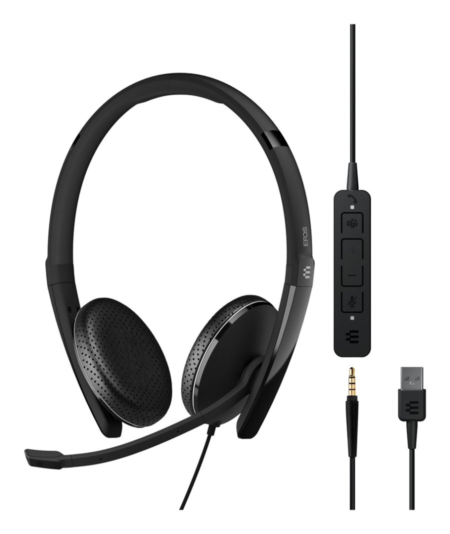 EPOS ADAPT 165T USB II Headset Wired Headband Office/Call Centre USB Type-A Black #1