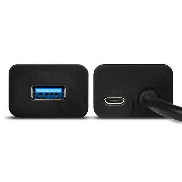 Axagon HUE-S2BL interface hub USB 3.2 Gen 1 (3.1 Gen 1) Type-A 5000 Mbit/s Sort #12