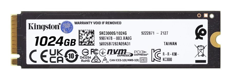 Kingston Technology 1024G KC3000 M.2 2280 NVMe SSD #10