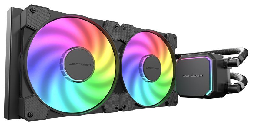 LC-Power LC-CC-280-B-ARGB Computerklesystem Processor Alt-i-en vskekler 14 cm Sort #1