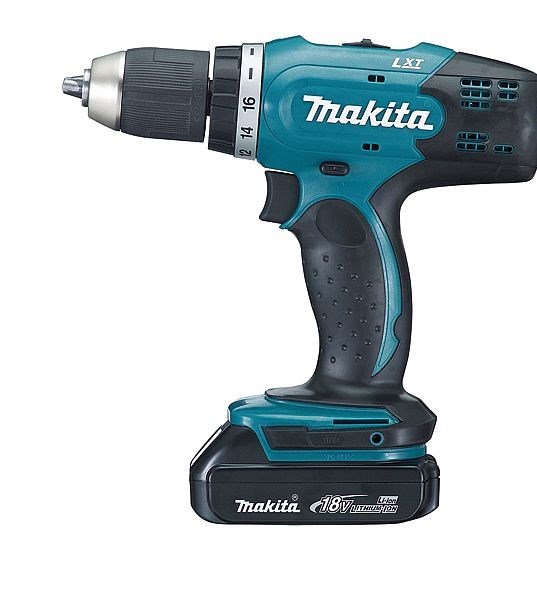 Makita DDF453SYE bor N�glefri 1,8 kg Sort, Bl� #1