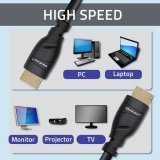 Qoltec 50353 HDMI v2.1 kabel Ultra hj hastighed 8K | 60Hz | 26AWG | GULD | 5m #6
