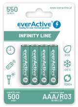 Genopladelige batterier everActive Ni-MH R03 AAA 550 mAh Infinity Line #1