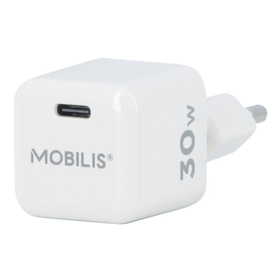 Mobilis 001383 oplader til mobil enhed Universel Hvid Vekselstr�m Hurtig opladning Indend�rs #1