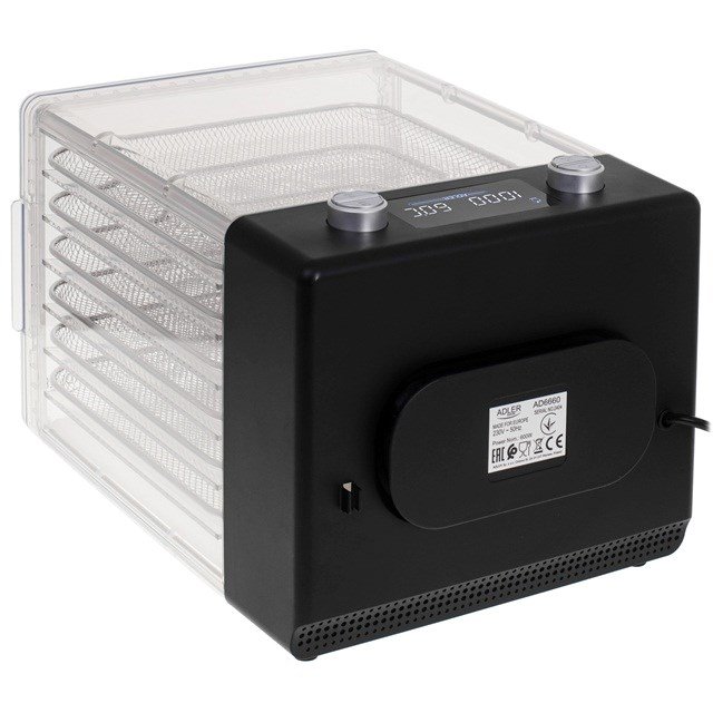 Adler | Food Dehydrator | AD 6660 | Power 600 W | Number of trays 6 | Integrated timer | Black #9