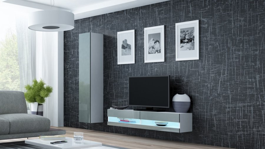 Cama RTVVIGO140N B/S TV stativ & underholdningscenter 2 hylder #2
