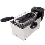 Esperanza FALAFEL Enkelt 3 L Enkeltstende 2200 W Frituregryde Sort, Hvid #11
