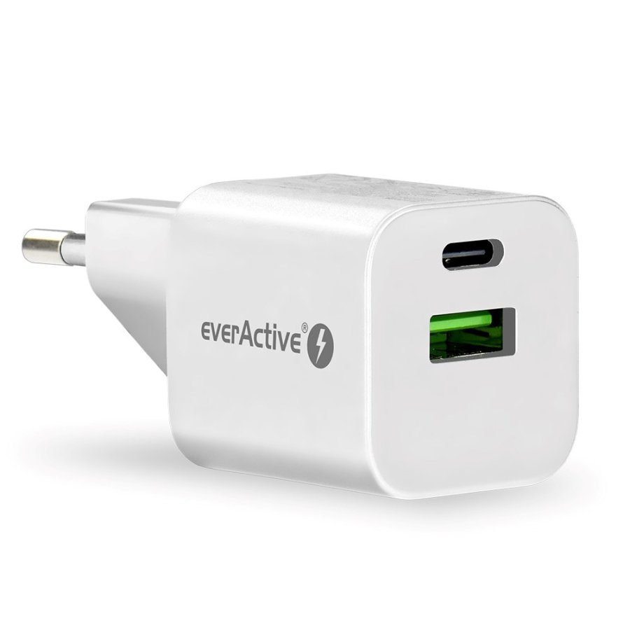 everActive GaN SC-390Q netoplader med USB QC3.0 og USB-C PD PPS 30W #4