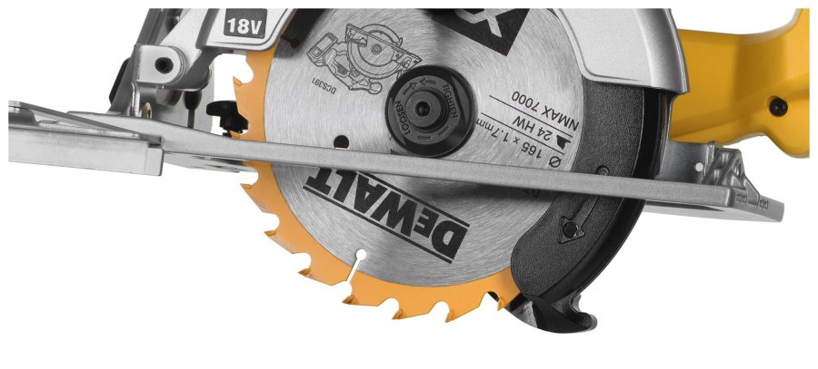 DeWALT DCS391NT transportabel rundsav Sort, Slv, Gul 16,5 cm 3700 rpm #4