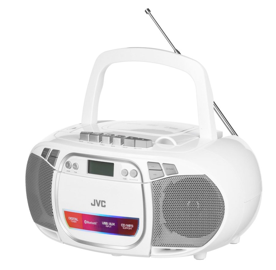 JVC RC-E451W CD-afspiller Brbar CD-afspiller Hvid #4