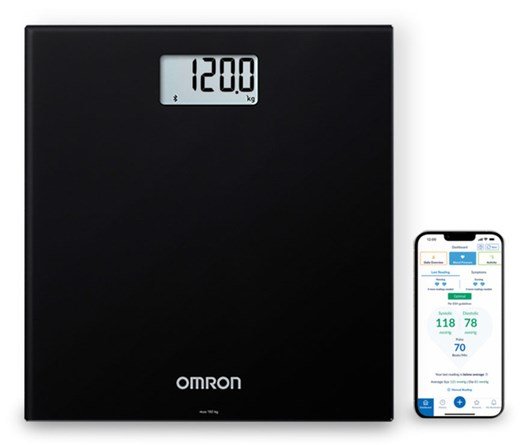 Omron HN300T2 Intelli IT Rektandel Sort Elektronisk personlig vgt #6