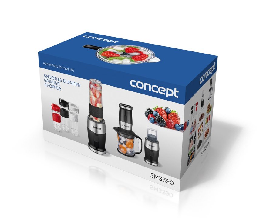 Concept SM3390 blender 1,2 L Neds�nkning blender 700 W Sort, Rustfrit st�l #11