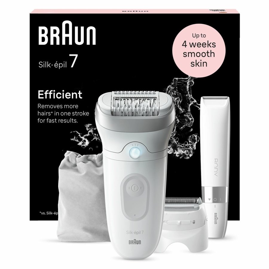 Braun Silk-�pil 7 7-441 40 pincetter S�lv, Hvid #3